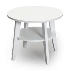 Eagle &Oslash;60 cm Vitlack - Bordbirger - Bonus M&ouml;bler