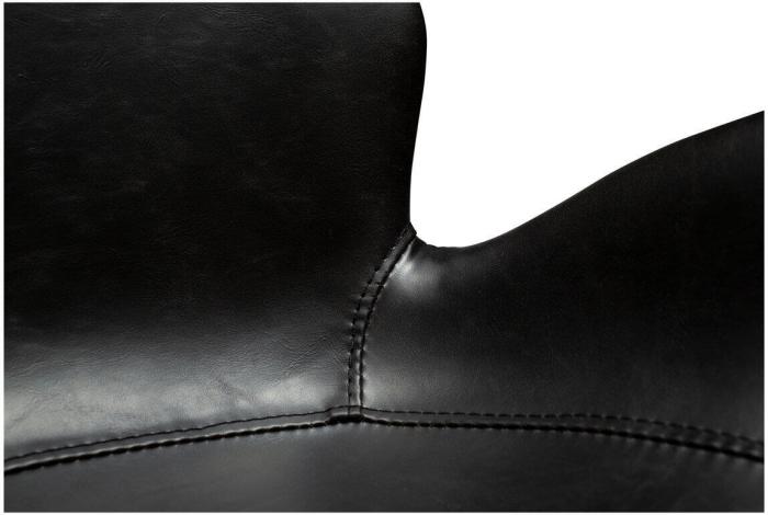 Bild 6, Gaia Låg Konstläder Vintage Black - Dan-Form - Bonus Möbler