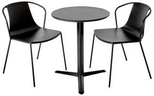 Arket &Oslash;60, H74 cm och Kasia Stolar Black - Brafab - Bonus M&ouml;bler
