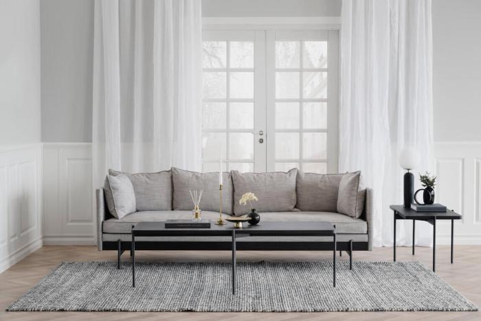 Bild 4, Shelton 145X60 cm Svart ask / Svart metall - Rowico Home - Bonus Möbler