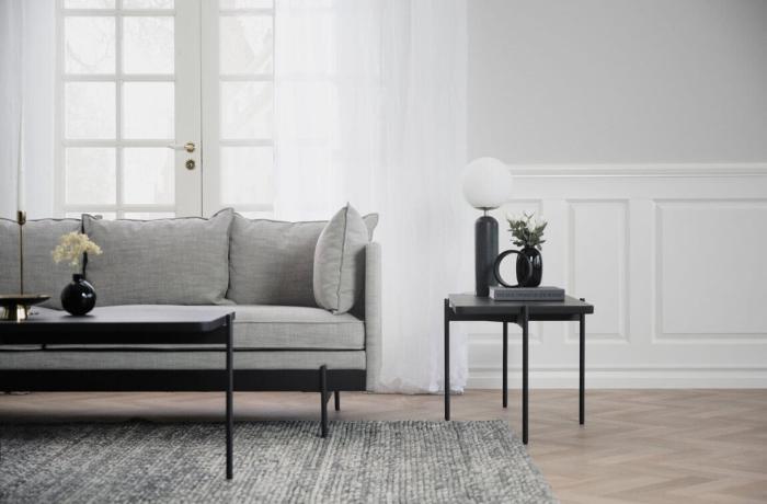 Bild 7, Shelton 145X60 cm Svart ask / Svart metall - Rowico Home - Bonus Möbler