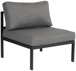Leone Mittdel Mattsvart / Gr&aring; - Brafab - Bonus M&ouml;bler