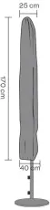 Parasollskydd Vattent&auml;t 25/40, H170 cm - Brafab - Bonus M&ouml;bler