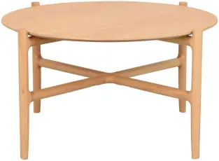 Holton Runt &Oslash;80 cm Lackad ek - Rowico Home - Bonus M&ouml;bler