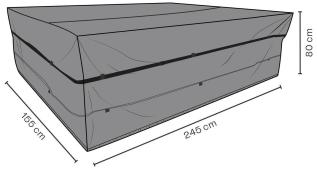 Matgrupp Andas 245X155, H80 cm - Brafab - Bonus M&ouml;bler