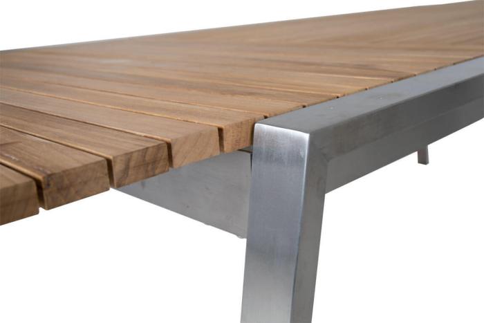 Bild 5, Naos 220-320X100 cm Rostfritt stål - Brafab - Bonus Möbler