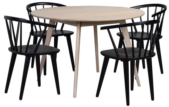 Bild 5, Yumi Ø115 cm Vitpigmenterad Ek - Rowico Home - Bonus Möbler