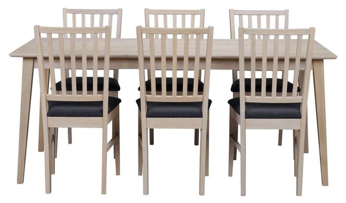 Bild 2, Filippa 180 Vitpigmenterad ek - Rowico Home - Bonus Möbler
