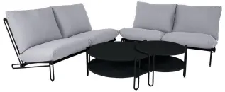Blixt Svart / Gr&aring; - Brafab - Bonus M&ouml;bler