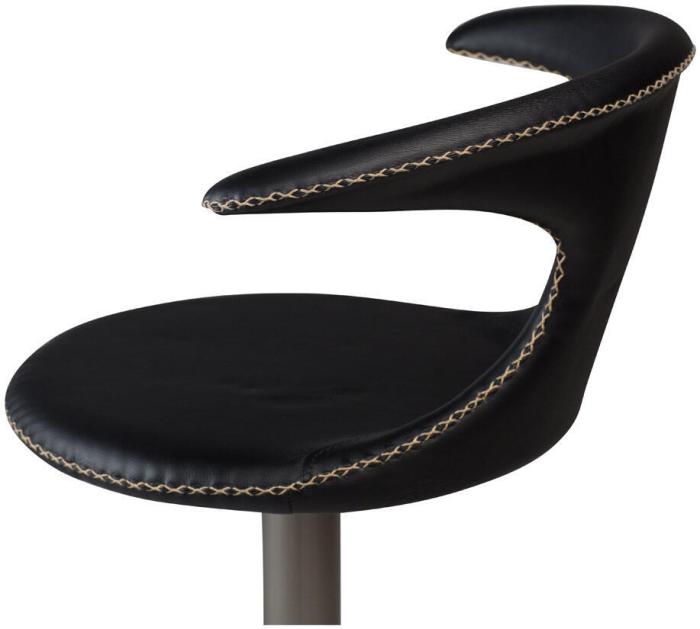 Bild 3, Flair Läder / Borstat stål Black - Dan-Form - Bonus Möbler