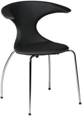 Flair L&auml;der / Krom Black - Dan-Form - Bonus M&ouml;bler