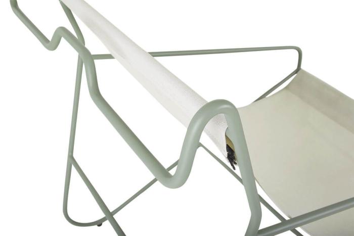 Bild 4, Poul Chair Dusty Green / Offwhite - Brafab - Bonus Möbler