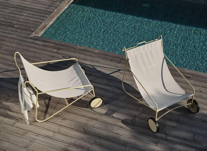 Bild 8, Poul Chair Dusty Green / Offwhite - Brafab - Bonus Möbler
