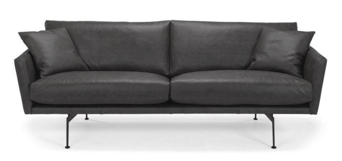 Bild 3, Idun Läder 2,5-sits 192 cm - Bröderna Anderssons - Bonus Möbler