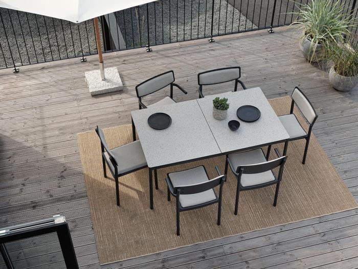 Bild 7, Nox 158X90 cm Terrazzo Antracit - Brafab - Bonus Möbler