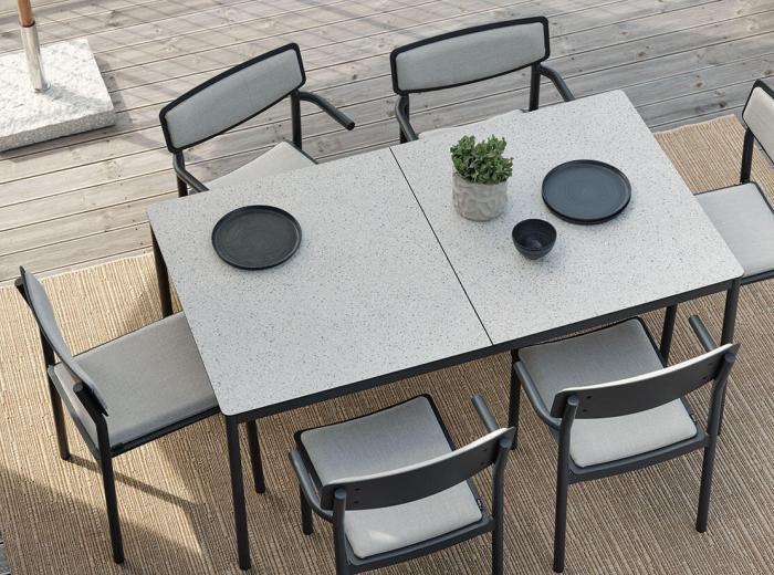 Bild 8, Nox 158X90 cm Terrazzo Antracit - Brafab - Bonus Möbler