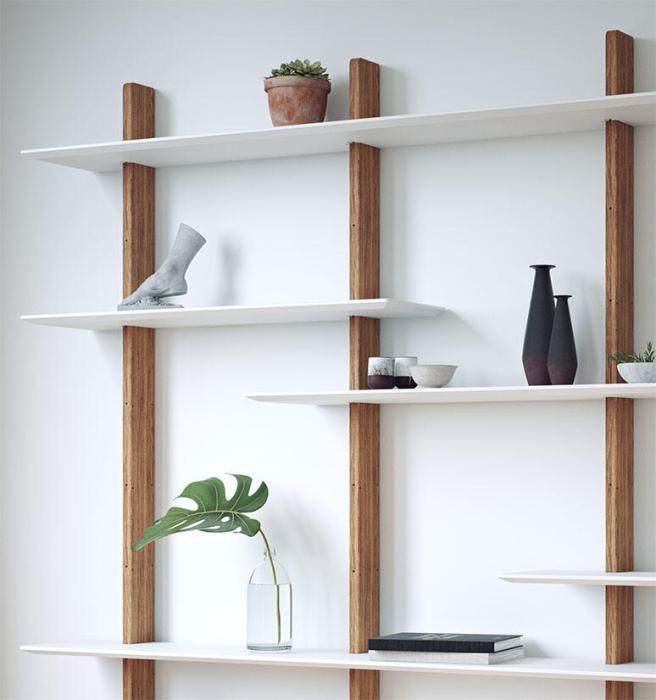 Bild 16, Bridge hyllplan 99 cm Vit, 2-pack - Utgått - Bonus Möbler
