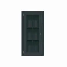 Stockholm Vitrin L&aring;g 1 D&ouml;rr V&auml;nster 1-sektion Black - Englesson - Bonus M&ouml;bler