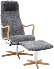 Chic F&aring;rskinn Grey - Br&ouml;derna Anderssons - Bonus M&ouml;bler