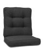 Svart melange polyester