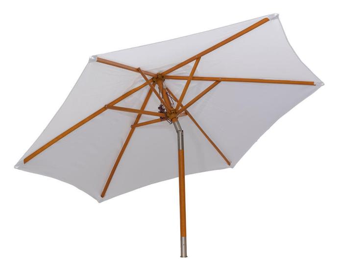 Bild 2, Träparasoll Lyx Ø210 cm Natur - Utgått - Bonus Möbler