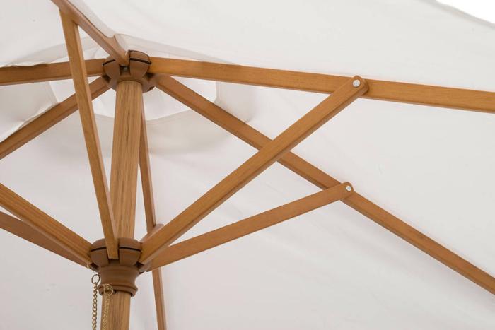 Bild 4, Träparasoll Lyx Ø210 cm Natur - Utgått - Bonus Möbler