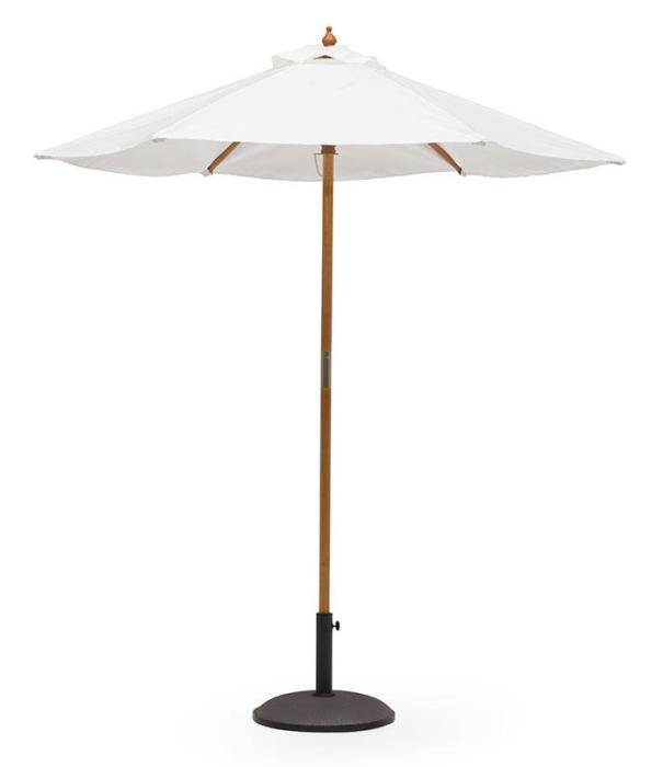 Bild 6, Träparasoll Lyx Ø210 cm Natur - Utgått - Bonus Möbler