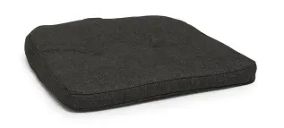Sittdyna 293 46 cm bred Svart melange polyester - Hillerstorp - Bonus M&ouml;bler