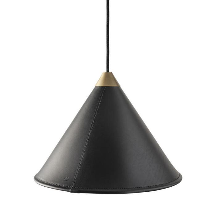 Bild 2, Namibia Ø25 cm Black / Brass / Black - Cuero Design - Bonus Möbler