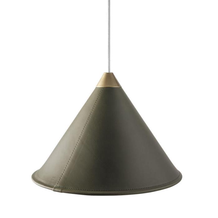 Bild 2, Namibia Ø25 cm Grass Green / Brass / White - Cuero Design - Bonus Möbler