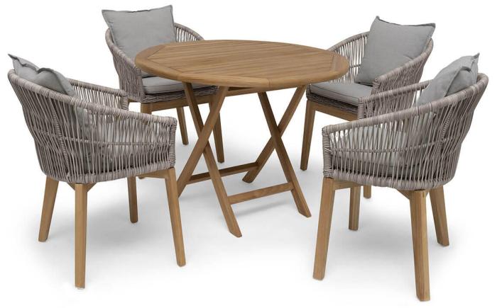 Bild 4, Nova Ø100 cm Teak - Hillerstorp - Bonus Möbler
