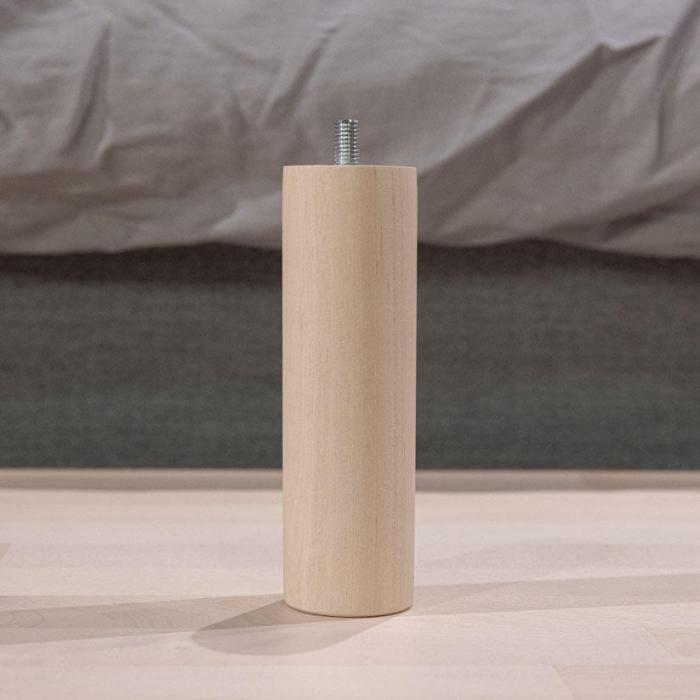 Bild 2, Runt Träben Vitlaserad Björk 14 cm - Jensen Beds - Bonus Möbler